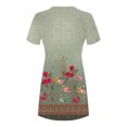 thumbnail image 4 of Jusqu'à 65 % de Rabais! Robes d'Été à la Mode pour Femmes 2024 Grande Taille Bord de Mer Décontractées Imprimées à Manches Courtes à Col Rond, 4 of 4