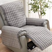 Maoww Plush Pet Color Plaid Sofa Plush Sofa Comfortable Solid Color Solid Convenient Solution Solid Plaid Sofa 53190cm grey 53*190cm