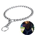 thumbnail image 1 of Chain Dog Training Choke Collar, Adjustable Stainless Steel Chain Dog Collar, Strong, Durable, Weather Proof, Tarnish Resistant Metal Links Walking Training Collar, for Small, Medium, Large Dogs(S), 1 of 3
