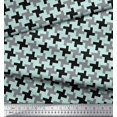 thumbnail image 3 of Soimoi Satin Silk Fabric Abstract Geometric Print Fabric by The Yard 42 Inch Wide, 3 of 3