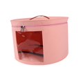 thumbnail image 2 of Hat Storage Box Storage Bin Hat Box for Clothes Closet Organizer Living Room Pink Large, 2 of 8