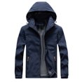 thumbnail image 1 of Veste Décontractée Chaude Imperméable, Anti-Salissures, Coupe-Vent, Résistante aux Déchirures avec Fermeture Éclair pour Hommes, 1 of 3
