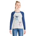 thumbnail image 1 of T-shirt raglan Stitch Disney pour filles, 1 of 3