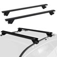 thumbnail image 1 of COWVIE 53" Pro Universal Roof Rack Cross Bars with keyed Locks Fully Assembled- Fit Raised Rails, Black, 1 of 4