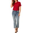 thumbnail image 1 of INSPIRE CHIC Chemise Douce pour Femme Vintage à Col Poupée Doux Boutonnée, 1 of 8