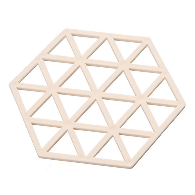 CAROOTU Hexagonal Table Insulation Pad Multifunctional Heat-Resistant Non-Slip Coasters for Home Kitchen Restaurant