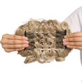 thumbnail image 2 of Extension de Chignon avec Peigne Griffe Queue de Cheval Chignon Décoiffé Chouchou Queue de Cheval Beigne Postiche, 2 of 6