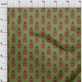 thumbnail image 2 of oneOone Cotton Poplin Fabric Leaves|Floral & Paisley Block Printed Craft Fabric BTY 42 Inch Wide, 2 of 4