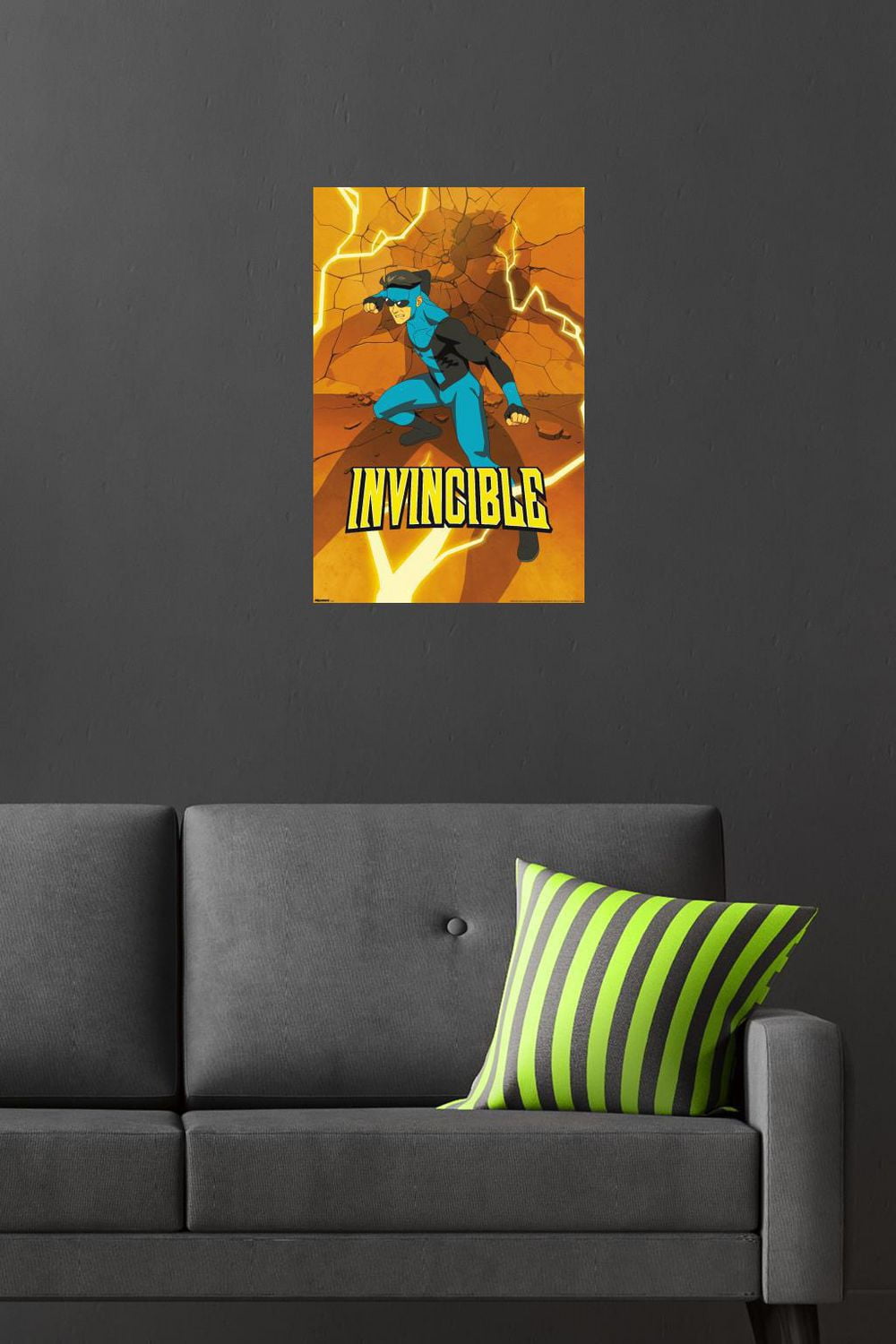 Invincible: Season 3 - Blue Suit Teaser One Sheet Wall Poster, 14.725" x 22.375"