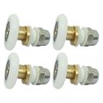 thumbnail image 1 of Shisuyan 4 Pcs Rouleaux de Porte de Salle de Bain, Petits Rouleaux de Remplacement pour Porte Coulissante de Douche, 1 of 9