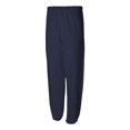 thumbnail image 2 of Jerzees Mens NuBlend Elastic Bottom Sweatpants, 3X, J Navy, 2 of 2