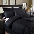 thumbnail image 4 of JML Ensemble de Lit Matelassé en Losange 8 Pcs, Jumeau, Noir, 4 of 5