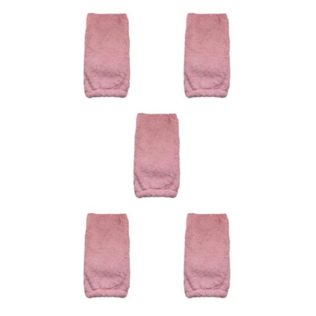 Youkk Comfortable Acrylic Fibers In Long Leg Warmers For Cozy Winter Wide Application pink 5Set