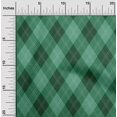 thumbnail image 2 of oneOone Polyester Spandex Sea Green Fabric Check Sewing Material Print Fabric By The Yard 56 Inch Wide, 2 of 4