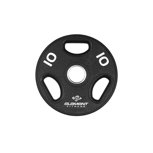 Element Fitness 10 lb Virgin Rubber Olympic Plate Pro 2 Inch Low Odour