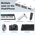 thumbnail image 2 of GHSDFBB iPad to USB Adapter, USB for iPad, iPhone to USB Adapter Compatible iPhone/iPad,Plug N Play,Compatible with USB Flash Drive.Support iOS 16., 2 of 7