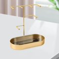 thumbnail image 3 of Xingzhi Jewelry Organizer Stand Tray Display Rack for Rings Gold Marbling, 3 of 9