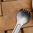 thumbnail image 4 of Yunuuuoa 4 Packs Titanium Camping Utensil Set, Portable Folding Spoon and Fork for Outdoor Travel Backpcing, Lightweight Compact Cutlery Kit with Storage Pouch, 4 of 7