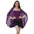 thumbnail image 2 of Moomaya Open Front Printed Shrug Printed Kimono Sleeve Beach Cover Up For Women, 2 of 5