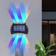 Dvkptbk LED Outdoor Solar Lights, Land-scape Spotlights, Garden Lights, Wireless Solar Powered Outdoor Lights/Lighting for Yard, Walkway Solar Outdoor Lights Outdoor Decor on Clearance