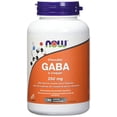 thumbnail image 1 of NOW Gaba with Co-factors Chewable Tablets, Orange, 250mg, 90 Count, 1 of 5