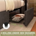 thumbnail image 4 of DEXTRUS up to 1000 lbs Platform Bed, Queen, 4 of 9