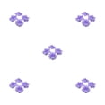 thumbnail image 1 of Decodeary 50pieces Low Maintenance Soft Texture Fabric For Albums And Decorations Realistic Appearance Fiber Wide Application Purple 4.5cm 5Set, 1 of 6