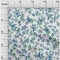 thumbnail image 2 of oneOone Tissu Rayonne Blanc Motif Floral Jacobéen Matériel de Robe Tissu Imprimé Tissu au Mètre 56 Pouces de Large, 2 of 4