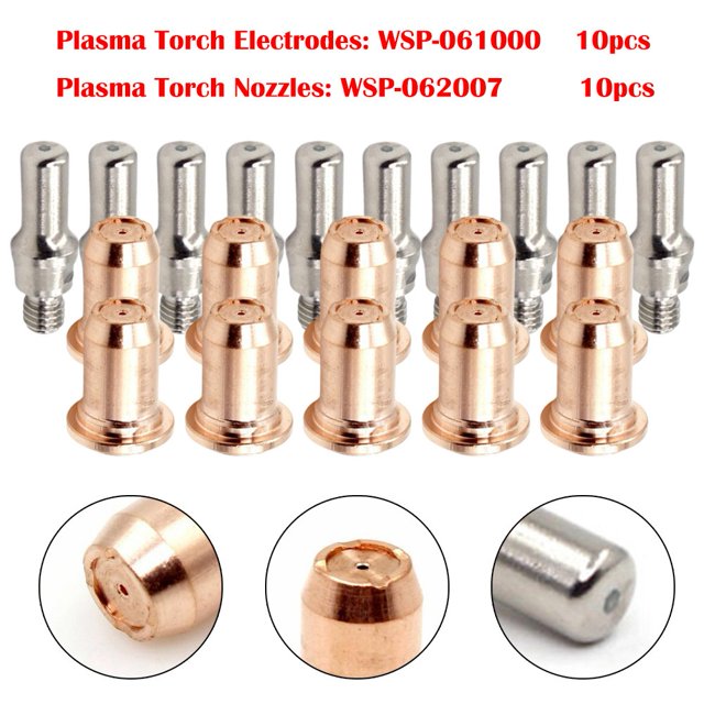 Pointes d'Électrode Plasma 0,9mm 30A-40A pour Forney 700P avec Torche Ipt40 20 Pcs