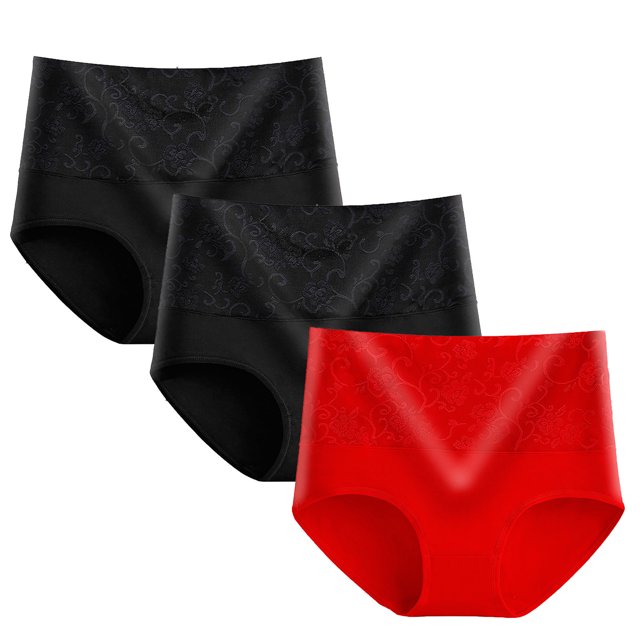 Birdeem 3 Pcs Culottes pour Femmes Confortables en Coton Taille Haute sous-Vêtements pour Femmes Culottes Aguichant