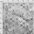 thumbnail image 3 of oneOone Silk Tabby Gray Fabric Asian Japanese Pattern Sewing Craft Projects Fabric Prints By Yard 42 Inch Wide, 3 of 4