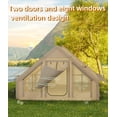 thumbnail image 3 of Edtara 6-8 Person Inflatable Camping Tent, Waterproof Air Tent With Fast Setup, Includes Pump, Oxford Luxury Inflatable House for Glamping and Outdoor Adventures, 3 of 7