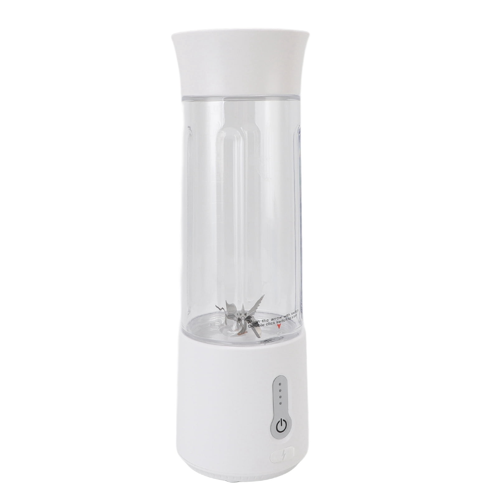 Portable Blender, Electric USB Rechargeable Smoothie Blender 500ml One Click Operating  for Travel Outdoor