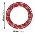 thumbnail image 2 of Christmas Paper Plates and Napkins,Christmas Paper Napkins 20Pcs Snowflakes Red Christmas New Year Theme Party Tableware Set Disposable Decorative Tableware Paper Set Christmas Paper Plates, 2 of 4