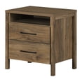 thumbnail image 2 of South Shore Gravity 2-Drawer Nightstand for Adult, in Natural Mango, 2 of 13