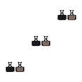 thumbnail image 1 of Baohd 1/2/3/5 10pair Lightweight Brake Pad For Wide Compatibility Durable Brake Pads JY-05C 3PCS, 1 of 6