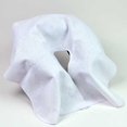thumbnail image 1 of Massage Table Head Rest Covers - Contour Drape - Flannel - White (Pack of 12), 1 of 1