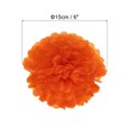thumbnail image 2 of Unique Bargains 6' Tissue Pom Poms Paper Flowers Ball Wedding Party Decoration, Orange Red 10 Pack, 2 of 6