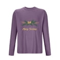 thumbnail image 3 of Pyjamas de Noël pour Hommes, Pyjamas de Sport Entraînement Physique pour Hommes, T-Shirt Imprimé de Noël à Manches Longues et Col Rond T-Shirts pour Hommes, 3 of 4