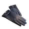 thumbnail image 1 of Glisme Winter Gloves Ladies' Solid Color Versatile Windproof And Thick Cold Gloves Black, 1 of 6