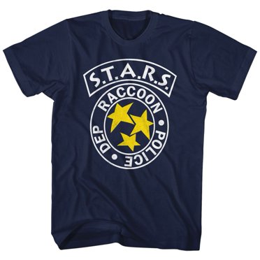 Resident Evil Gaming Rpd Stars Adult Short Sleeve T Shirt