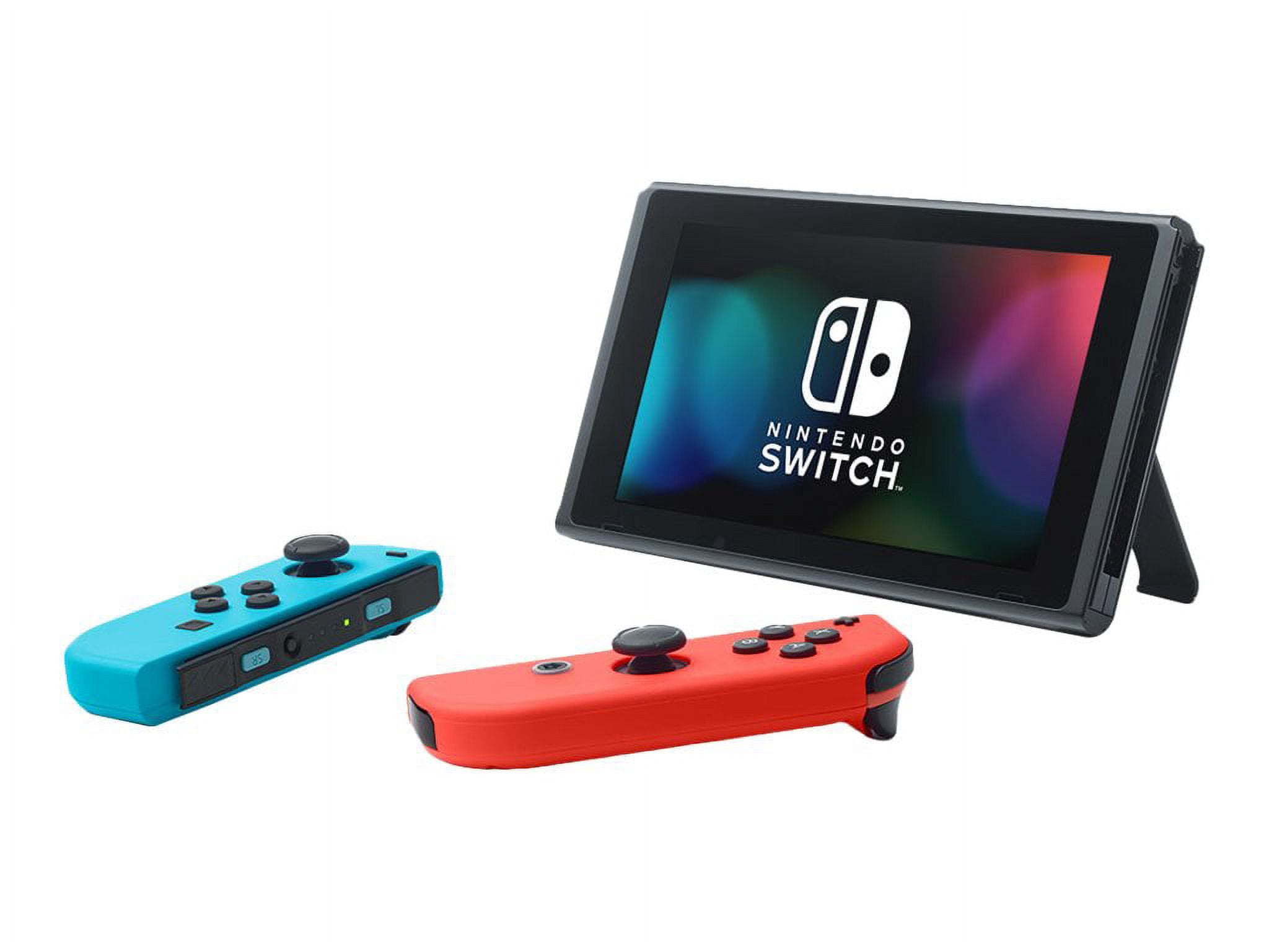 Nintendo Switch with Neon Blue and Neon Red Joy-Con - Game console