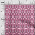 thumbnail image 2 of oneOone Rayon Fuschia Pink Fabric Geometric Dress Material Fabric Print Fabric By The Yard 56 Inch Wide, 2 of 5