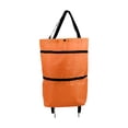 thumbnail image 2 of RXIRUCGD Collapsible Trolley Bags Folding Shopping Bag with Wheels Foldable Shopping Cart Reusable Shopping Bags Grocery Bags Shopping Trolley Bag on Wheels, 2 of 5