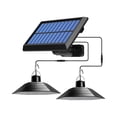 thumbnail image 1 of TopLLC Solar Lampe Suspendue avec une Remorque et Deux Lampes à Double Tête, Lampe de Cour Solar, Applique Murale Séparée, Éclairage Intérieur et Extérieur, Lampadaire en Liquidation, 1 of 6