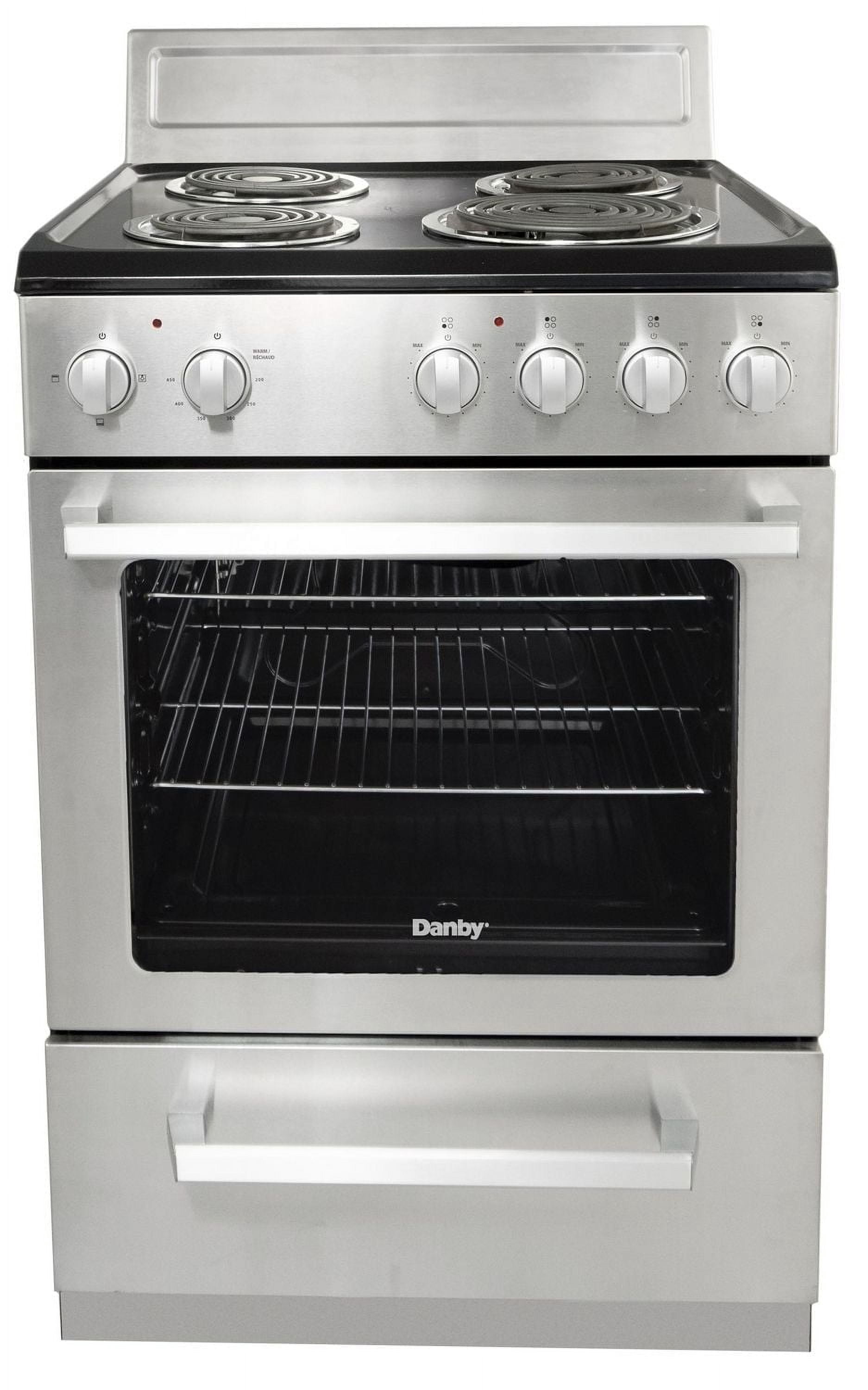 Danby DERM240BSSC 24" Wide Electric Range in Stainless Steel