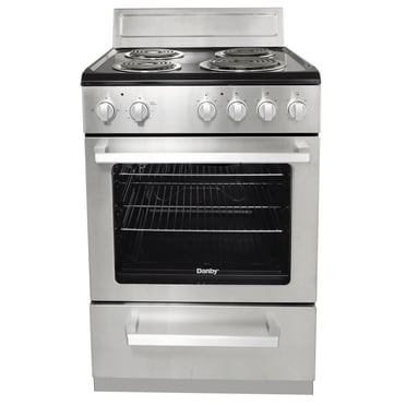Danby DERM240BSSC Cuisinière électrique de 24 po de largeur en Acier Inoxydable