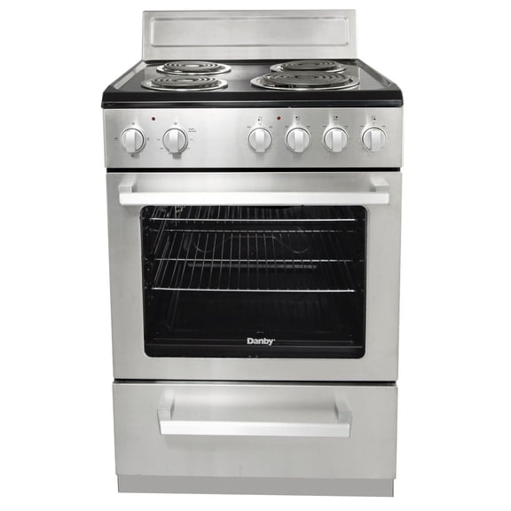 Danby DERM240BSSC Cuisinière électrique de 24 po de largeur en Acier Inoxydable