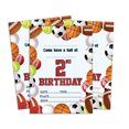 thumbnail image 1 of Darling Souvenir Multicolor Birthday Invitation Card Printable Elegant Fill or Write In Blank Party Invites 28 Pcs 5 x 7 Inches, 1 of 5