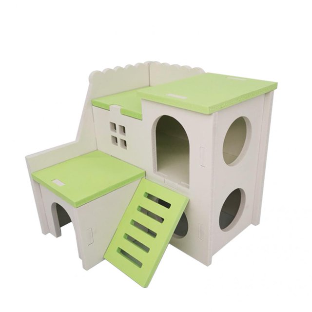 Small Animal Hideout PVC Hamster House Breathable Stable Cage Toy
